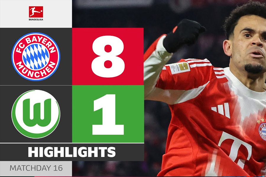 ဘိုင်ယန်မြူးနစ် ၈ - ၁ ၀ုဖ်ဘတ် ဟိုက်လိုက်ဗီဒီယို