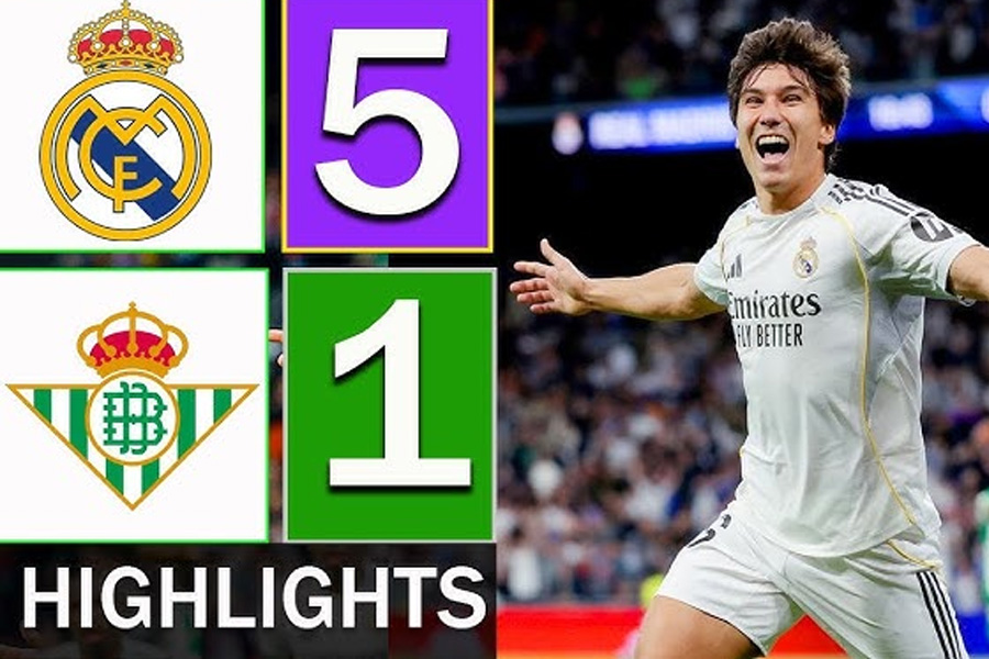 ရီးရဲလ်မက်ဒရစ် ၅ - ၁ ဘက်တစ် ဟိုက်လိုက်ဗီဒီယို